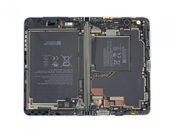 Surface Duo拆解：微軟自己都很難修的折疊手機- 電子工程專輯